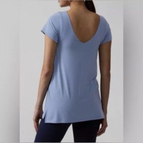 *NWT* Athleta Essence Support Top in blue - Picture 3 of 7